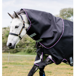 Pescoço Horseware 150g para manta Rambo Supreme 1680D Marinho / bordô / empoeirado Azul-marinho