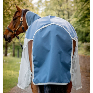 Capa anti-moscas Horseware Amigo AmECO Combi 0g Verde-azulado / cinza