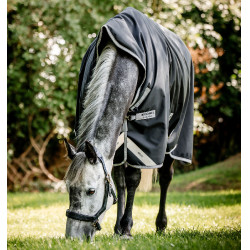 Cobertura Horseware Amigo Bravo 12 Wug 400g Preto / cinza titânio / prata