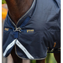 Cobertura Horseware Amigo Bravo 12 XL 250g Marinho / marinho / dourado Azul-marinho