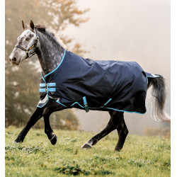Capa Horseware Amigo Bravo 12 50g Turnout Marinho / turquesa Azul