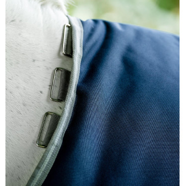 Capa Horseware Amigo Bravo 12 50g Turnout Marinho / cinza titânio / prata Capa Horseware Amigo Bravo 12 50g Turnout Marinho / cinza titânio / prata