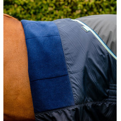 Capa Horseware Amigo Hero Ripstop Turnout forrada com polar 50g Cinza shadow / haze / marine Cinzento