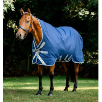 Cobertura Horseware Rhino Wug 100g Marinho / cinza titânio / azul clássico Azul-marinho