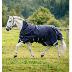 Capa de exterior Horseware Rambo Wug 50g 1000D Marinho / verde caçador / prata Azul-marinho Capa de exterior Horseware Rambo Wug 50g 1000D Marinho / verde caçador / prata Azul-marinho