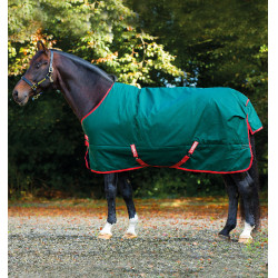 Capa de exterior Horseware Rambo Original 0g Verde / vermelho