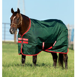 Capa de exterior Horseware Rambo Original 0g Verde / vermelho