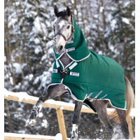 Cobertura Horseware Rambo Original com Leg Arches 400g Verde / prata Cobertura Horseware Rambo Original com Leg Arches 400g Verde / prata