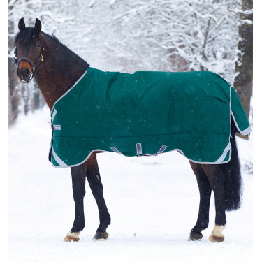 Cobertura Horseware Rambo Original com Leg Arches 400g Verde / prata Cobertura Horseware Rambo Original com Leg Arches 400g Verde / prata