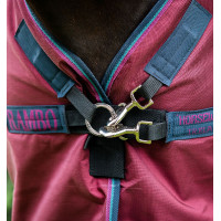 Capa Horseware Rambo Original 0g com Leg Arches Bordéus Bord&amp;ocirc;