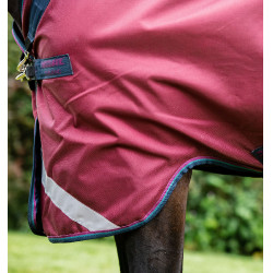 Capa Horseware Rambo Original 0g com Leg Arches Bordéus Bord&amp;ocirc;