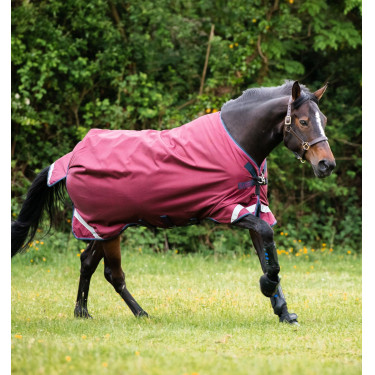 Capa Horseware Rambo Original 0g com Leg Arches Bordéus Bordô Capa Horseware Rambo Original 0g com Leg Arches Bordéus Bordô