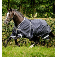 Capa Horseware Rambo® Optimo Turnout 0g 1000D Marinho / tempestade / cinza prateado Azul-marinho Capa Horseware Rambo® Optimo Turnout 0g 1000D Marinho / tempestade / cinza prateado Azul-marinho