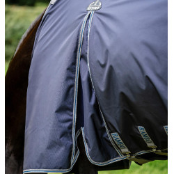 Capa Horseware Rambo® Optimo Turnout 0g 1000D Marinho / tempestade / cinza prateado Azul-marinho