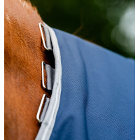 Cobre-pescoço Horseware Amigo® Bravo 12 Original 150g 1200D Marinho / cinza titânio / prata Azul-marinho