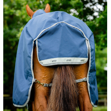 Capa Horseware Amigo® Bravo 12 Plus 250g 1200D Marinho / cinza titânio / prata Azul-marinho