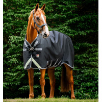 Capa Horseware Rambo 1680D Turnout 450g VL Preto / tempestade / cinza prateado Capa Horseware Rambo 1680D Turnout 450g VL Preto / tempestade / cinza prateado