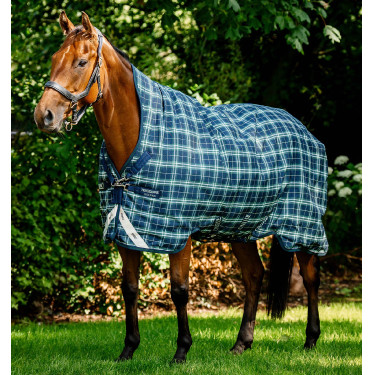 Capa Horseware Rhino Wug Turnout 0g Hunter check /Marine / vert Motivos Capa Horseware Rhino Wug Turnout 0g Hunter check /Marine / vert Motivos