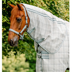 Cobre-pescoço anti-moscas Horseware Newmarket Carvão de madeira witney Cinzento Cobre-pescoço anti-moscas Horseware Newmarket Carvão de madeira witney Cinzento