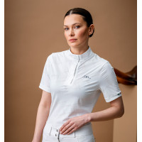 Camisa de concurso Horseware AA Elena de mangas curtas Branco