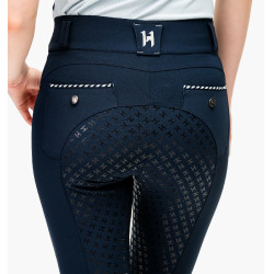 Calça Horseware Newmarket cintura média com culote inteiro Marinho / marinho Azul Calça Horseware Newmarket cintura média com culote inteiro Marinho / marinho Azul