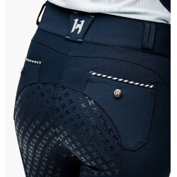 Calça Horseware Newmarket cintura média com culote inteiro Marinho / marinho Azul Calça Horseware Newmarket cintura média com culote inteiro Marinho / marinho Azul