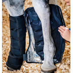 Guêtres de estábulo Horseware Ice Gel Preto / preto Guêtres de estábulo Horseware Ice Gel Preto / preto