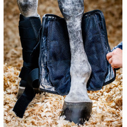 Guêtres de estábulo Horseware Ice Gel Preto / preto Guêtres de estábulo Horseware Ice Gel Preto / preto