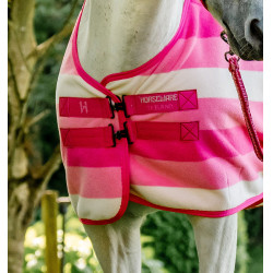 Cobertor de lã Horseware Newmarket Poney Fleece Cooler Rose Witney Rosa
