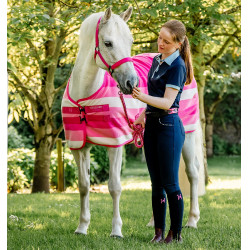 Cobertor de lã Horseware Newmarket Poney Fleece Cooler Rose Witney Rosa