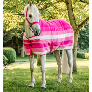 Cobertor de lã Horseware Newmarket Poney Fleece Cooler Rose Witney Rosa