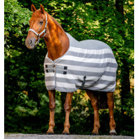 Cobertor de lã Horseware Newmarket Poney Fleece Cooler Carvão de madeira witney Cinzento