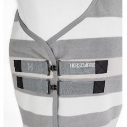 Cobertor de lã Horseware Newmarket Poney Fleece Cooler Carvão de madeira witney Cinzento