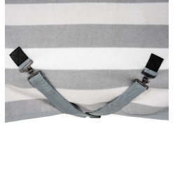 Cobertor de lã Horseware Newmarket Poney Fleece Cooler Carvão de madeira witney Cinzento