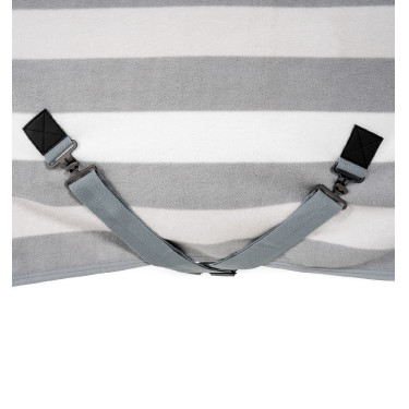 Cobertor de lã Horseware Newmarket Poney Fleece Cooler Carvão de madeira witney Cinzento