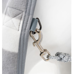 Cobertor de lã Horseware Newmarket Poney Fleece Cooler Carvão de madeira witney Cinzento