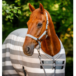 Cobertor de lã Horseware Newmarket Poney Fleece Cooler Carvão de madeira witney Cinzento