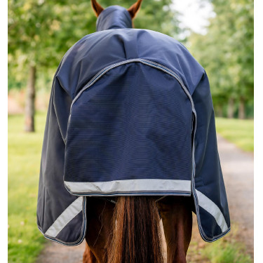 Capa Horseware Rambo 1680D Turnout 0g Marinho / tempestade / cinza prateado Capa Horseware Rambo 1680D Turnout 0g Marinho / tempestade / cinza prateado