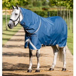 Capa Horseware Ionic Therapy Turnout 100g Bleu imperial / argent /Marine Azul Capa Horseware Ionic Therapy Turnout 100g Bleu imperial / argent /Marine Azul