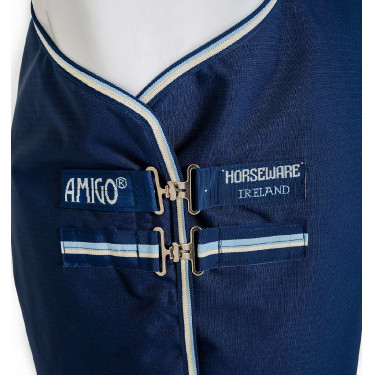 Capa Horseware Amigo Ripstop 900D Turnout 100g Marine witney Azul-marinho
