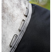 Capa Horseware Amigo 1200D Turnout Plus 50g Preto / cinza titânio / prata Capa Horseware Amigo 1200D Turnout Plus 50g Preto / cinza titânio / prata