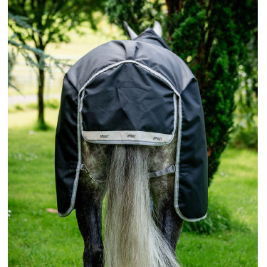 Capa Horseware Amigo 1200D Turnout Plus 50g Preto / cinza titânio / prata Capa Horseware Amigo 1200D Turnout Plus 50g Preto / cinza titânio / prata