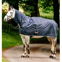 Capa de trabalho impermeável Horseware Newmarket Marine witney Azul-marinho Capa de trabalho impermeável Horseware Newmarket Marine witney Azul-marinho