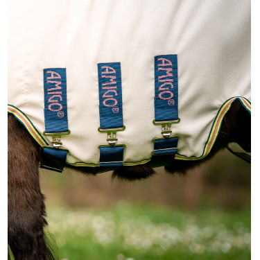 Capa Horseware com pescoço resistente a rasgos Amigo para mini Capa Horseware com pescoço resistente a rasgos Amigo para mini