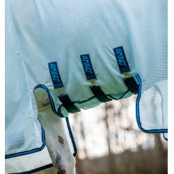 Capa anti-moscas Horseware Amigo Bug Buster Azul céu / marinho / azul elétrico Capa anti-moscas Horseware Amigo Bug Buster Azul céu / marinho / azul elétrico