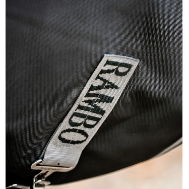 Cobertura Horseware Rambo Supreme Turnout Vari-layer 1680D 450g Preto / tempestade / cinza prateado Cobertura Horseware Rambo Supreme Turnout Vari-layer 1680D 450g Preto / tempestade / cinza prateado