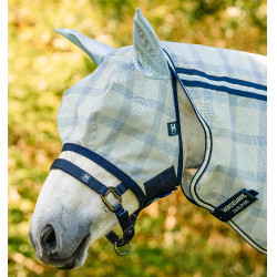 Máscaras anti-moscas Horseware Newmarket Marine witney Azul-marinho Máscaras anti-moscas Horseware Newmarket Marine witney Azul-marinho