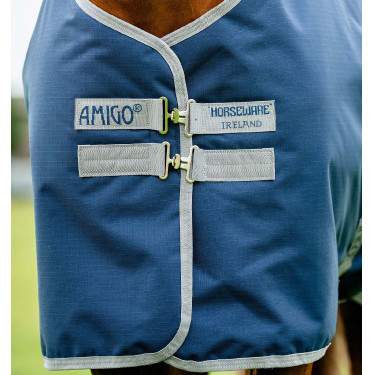 Capa Horseware Amigo Ripstop 900D Turnout 200g Marinho / cinza titânio Capa Horseware Amigo Ripstop 900D Turnout 200g Marinho / cinza titânio