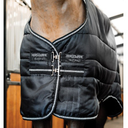 Cobertura de estábulo Horseware Easy-Layer Plus 400g Preto / preto / prata Cobertura de estábulo Horseware Easy-Layer Plus 400g Preto / preto / prata