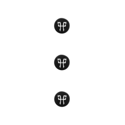 Botão Magnético Horse Pilot Kit com 3 Preto